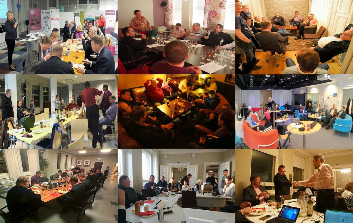 Kuvakollaasi Pitkyn jäsenkokouksista